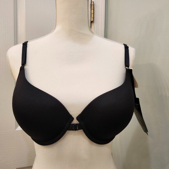 delicates Other - Delicates The Perfect Bra, Black Padded, Front Closure, Size 38 C, NWT